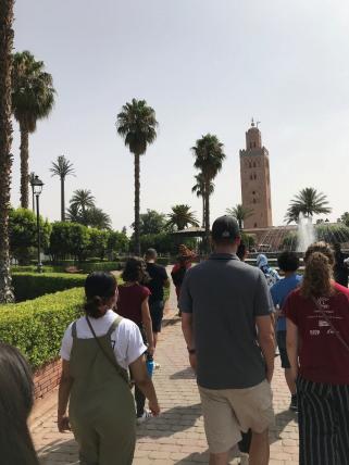 Students in Morocco during the 2025 study abroad 2