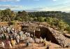 An open air church built by Lalibela in Ehiopia