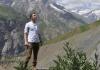 Noah Gruenert in the mountains of Tajikistan